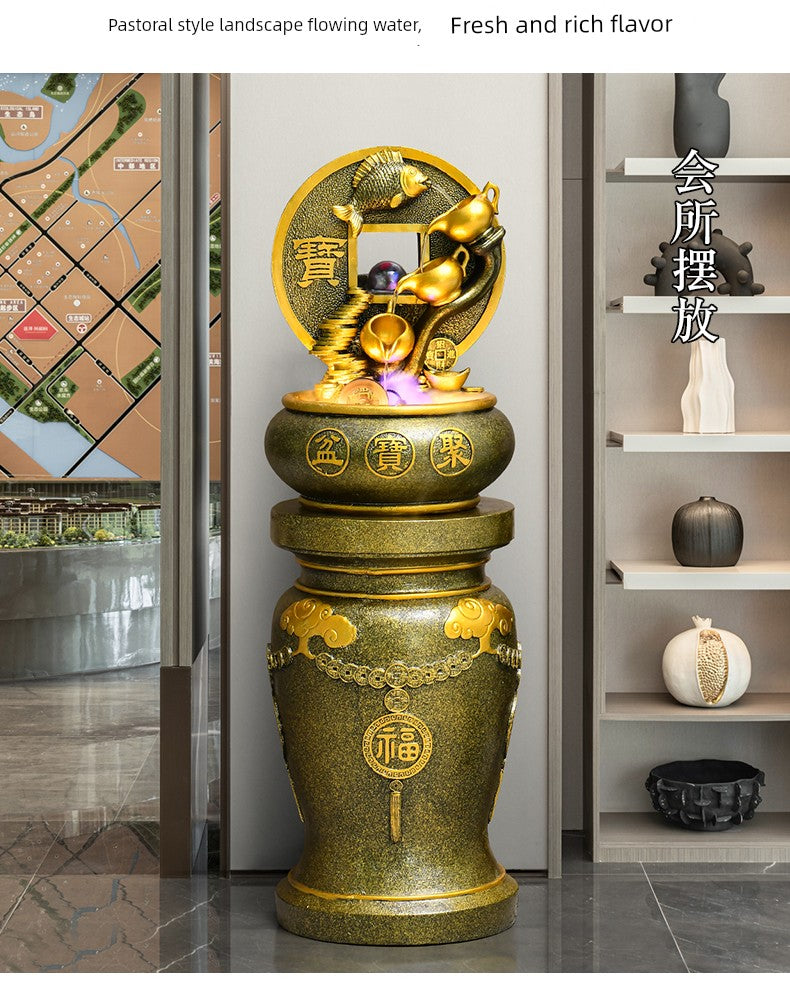 Esfera Fengshui Ornamentos de água corrente Água circulante Decoração de mesa