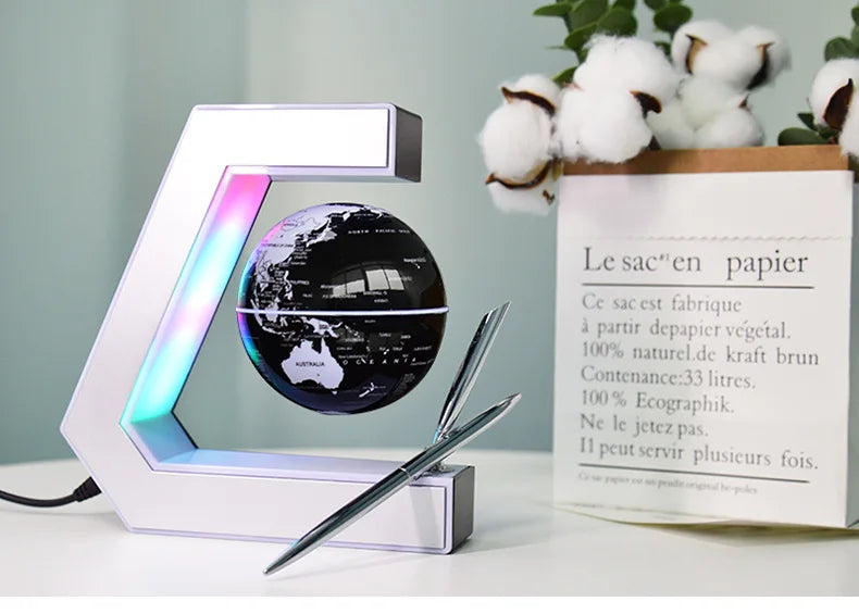 Globo de levitação magnética criativa, novas cores , decoração de escritório.