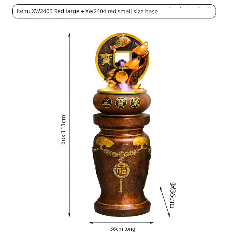 Esfera Fengshui Ornamentos de água corrente Água circulante Decoração de mesa