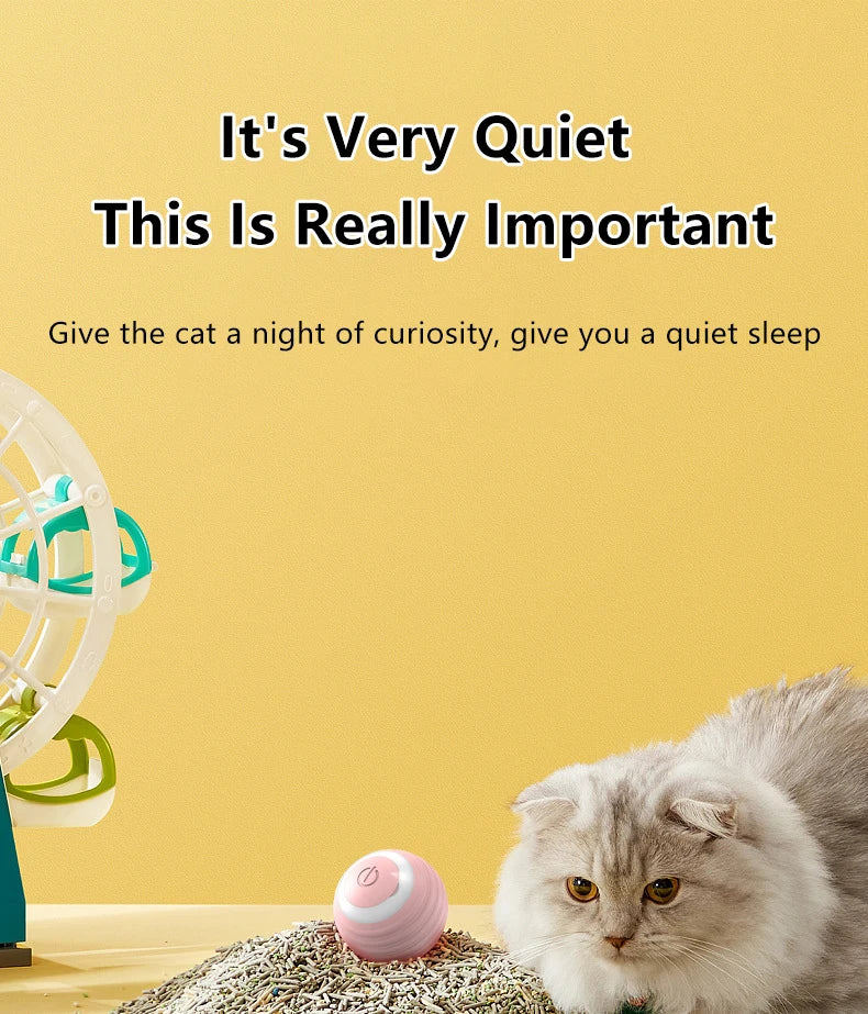 Bola interativa para gatos, brinquedos inteligentes para gatos, bola mágica