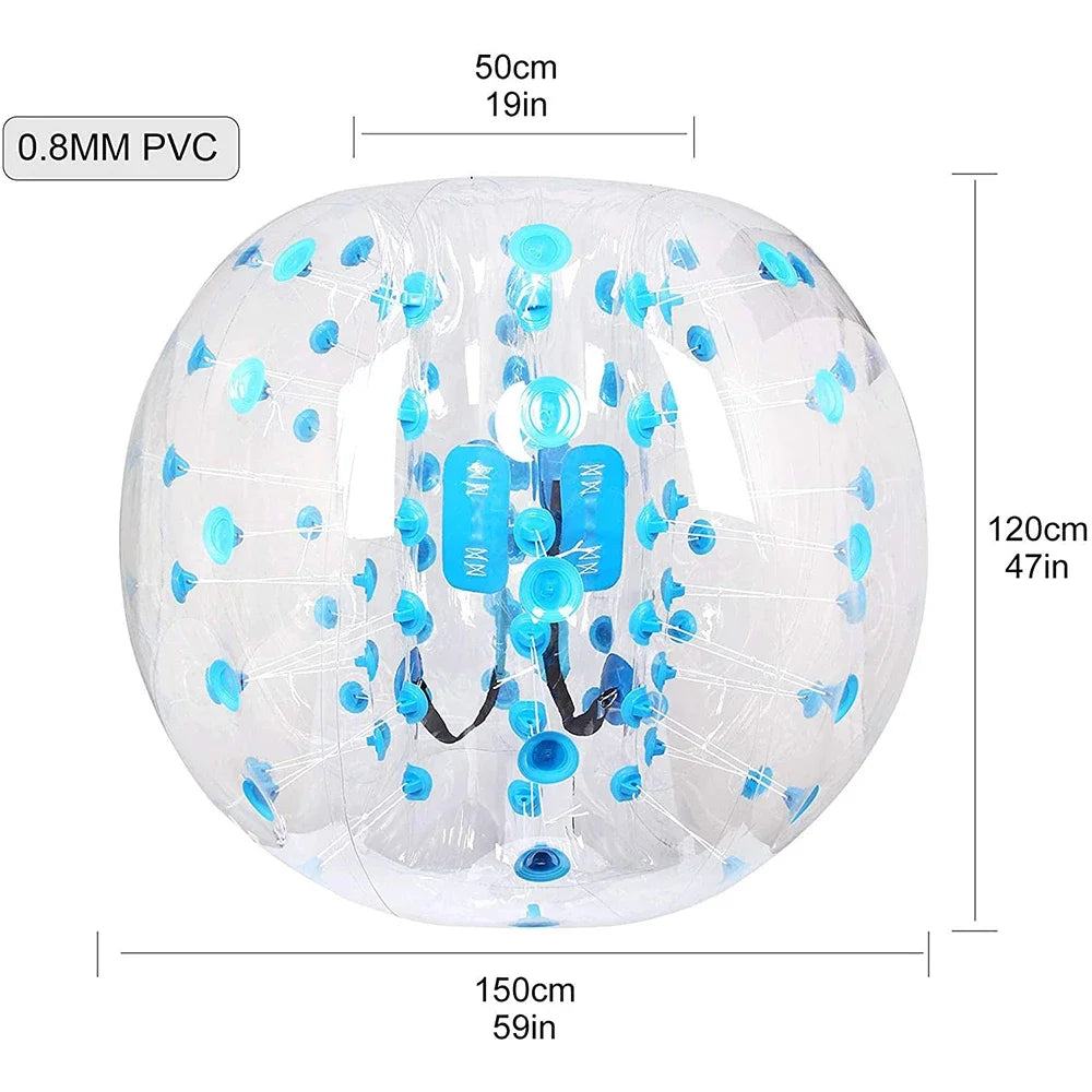 Bola amortecedora inflável bola zorb bola de futebol
