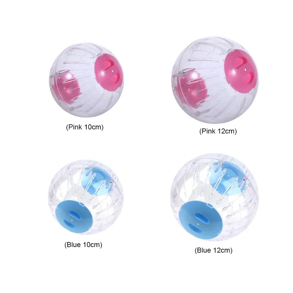 Bola de exercício interativa pequena colorida  para hamsters - brinquedo de treino