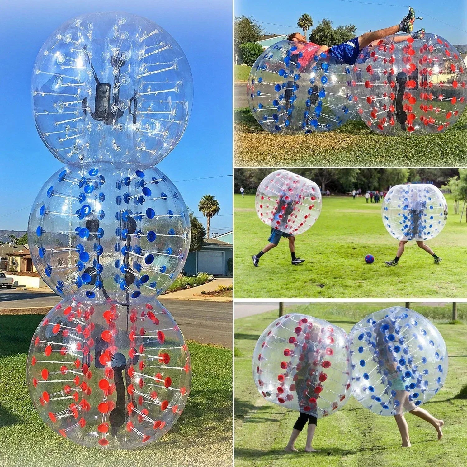 Bola amortecedora inflável bola zorb bola de futebol