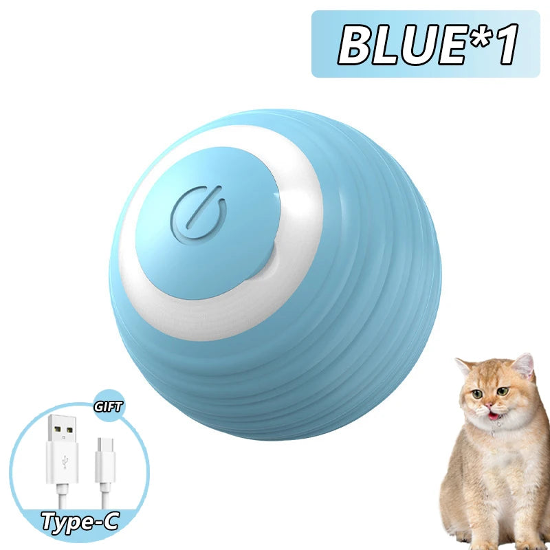 Bola interativa para gatos, brinquedos inteligentes para gatos, bola mágica
