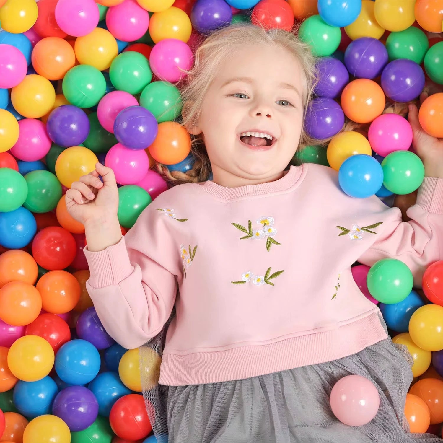 50 pçs bebê bolas de plástico macio pit bolas crianças brinquedo colorido
