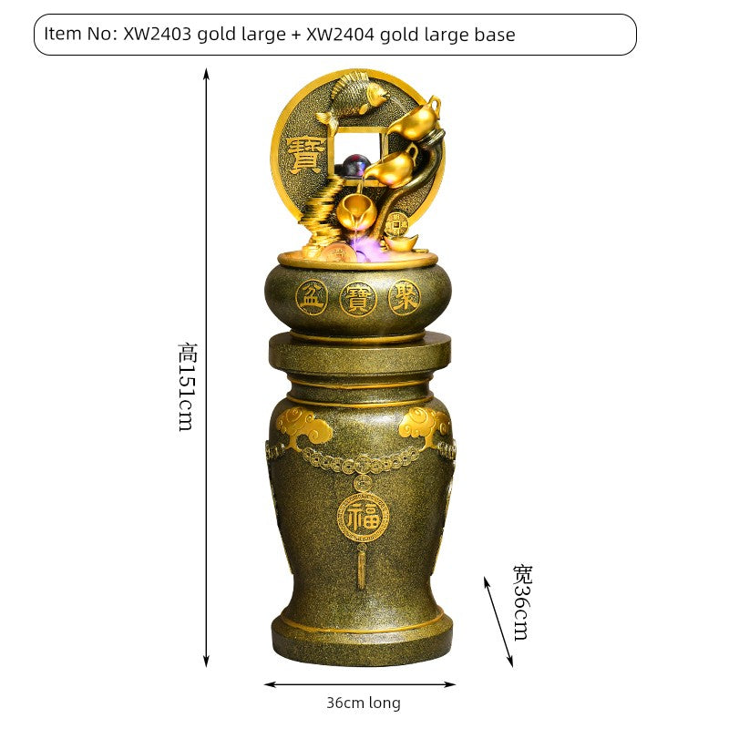 Esfera Fengshui Ornamentos de água corrente Água circulante Decoração de mesa