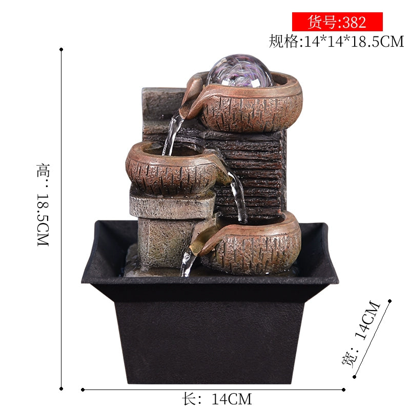 Fonte de decoração para sala de estar feng shui