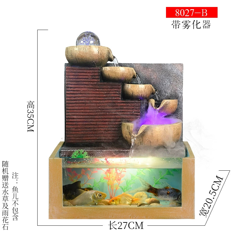 Fonte de decoração para sala de estar feng shui