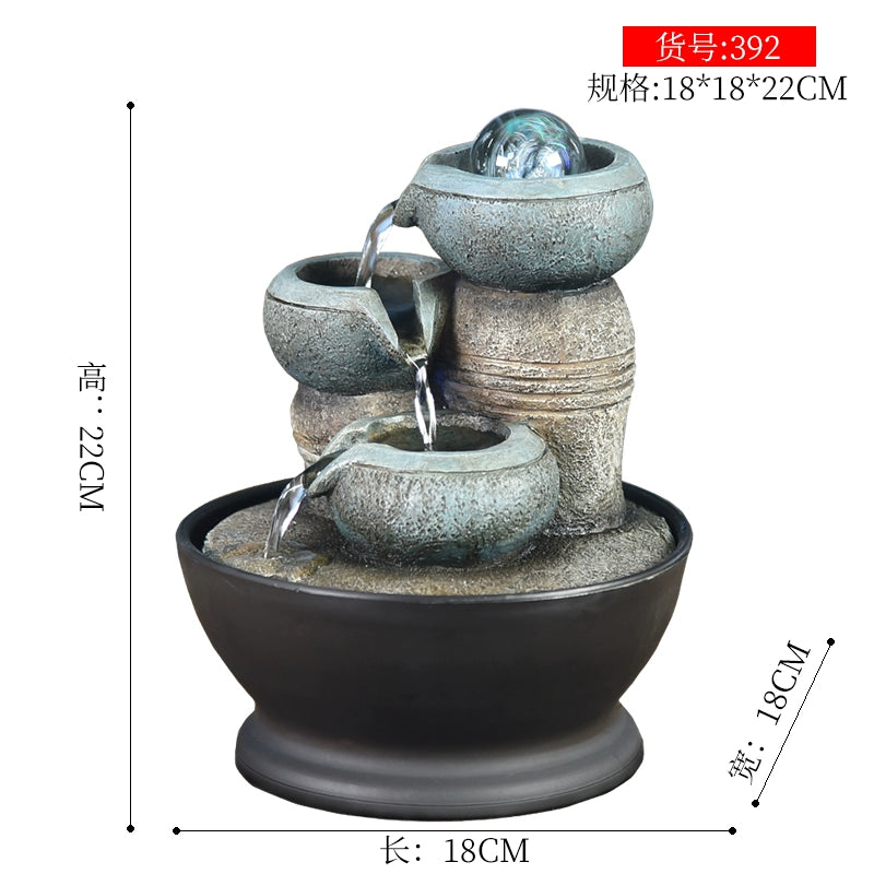 Fonte de decoração para sala de estar feng shui