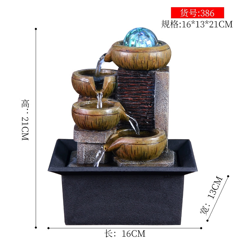 Fonte de decoração para sala de estar feng shui